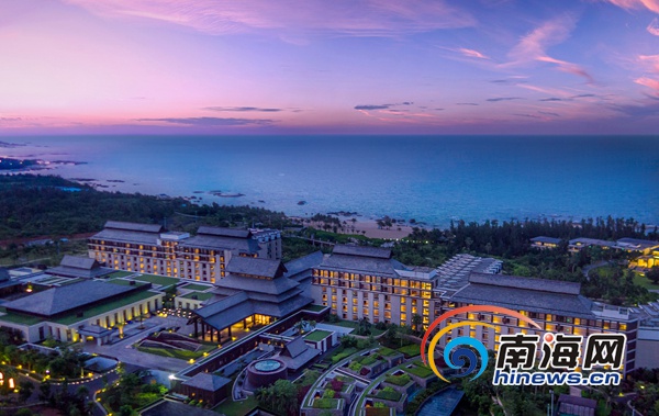 住星级酒店赏火箭升空 文昌鲁能希尔顿酒店大