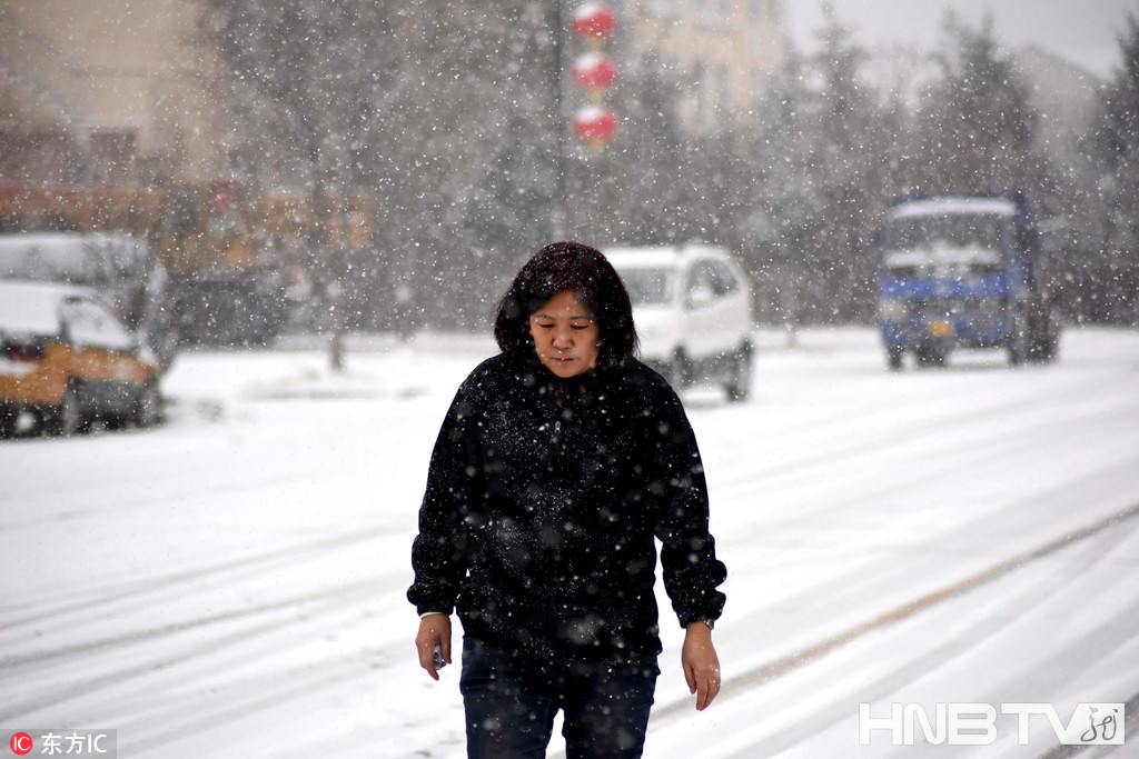 黑龍江漠河迎降雪最低氣溫-8℃ 游客在雪中漫步（組圖）