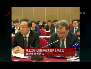 黑龙江代表团举行第四次全体会议