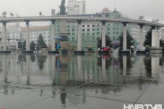 哈尔滨持续降雨 气温明显下降 （组图）